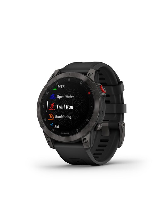 Relógio smartwatch Epix 2 Sapphire Garmin Preto-1