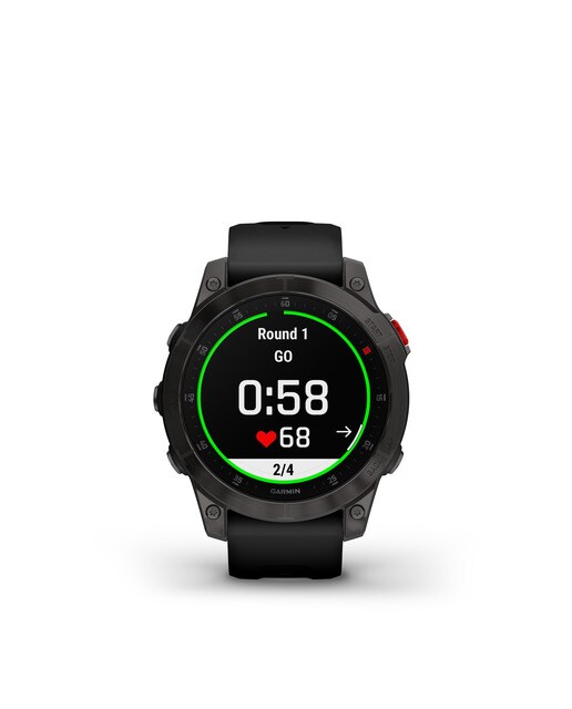 Relógio smartwatch Epix 2 Sapphire Garmin Preto-5