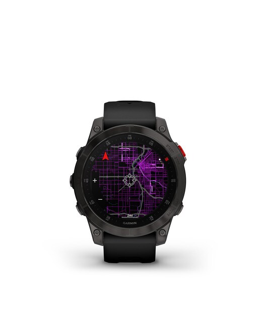 Relógio smartwatch Epix 2 Sapphire Garmin Preto-6