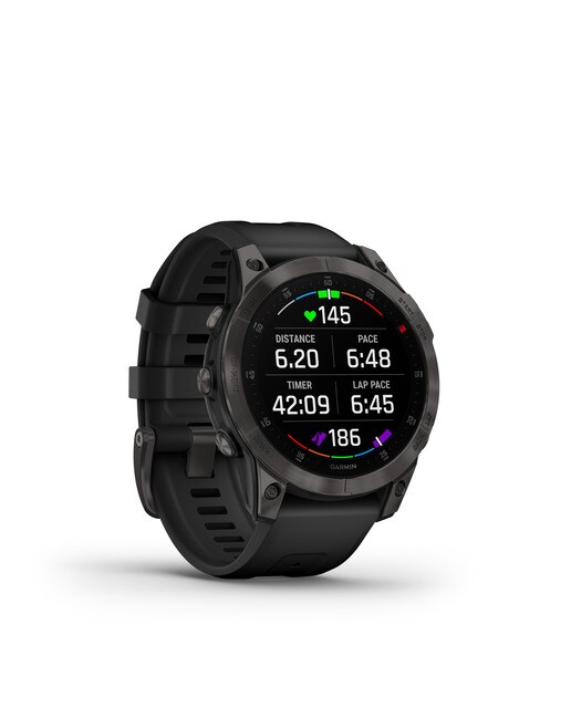 Relógio smartwatch Epix 2 Sapphire Garmin Preto-8