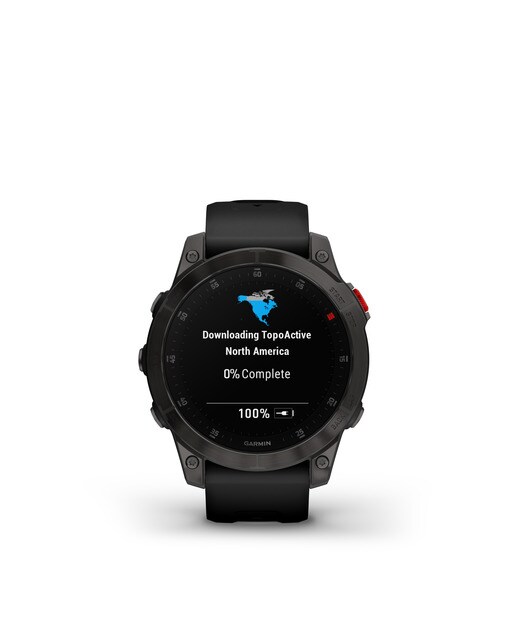 Relógio smartwatch Epix 2 Sapphire Garmin Preto-11