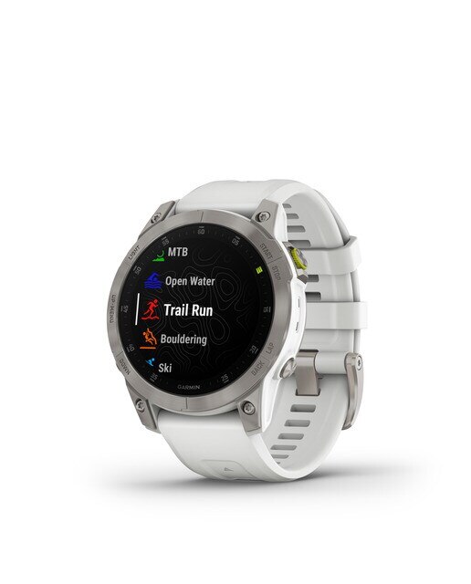 Relógio smartwatch Epix 2 Sapphire Garmin Branco-1