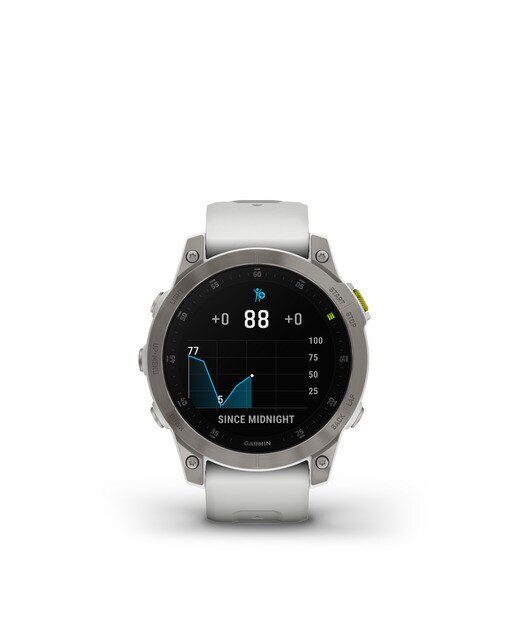 Relógio smartwatch Epix 2 Sapphire Garmin Branco-4