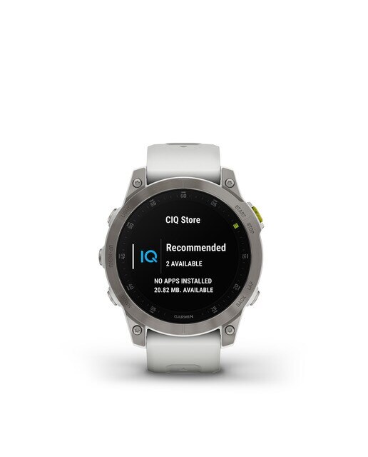 Relógio smartwatch Epix 2 Sapphire Garmin Branco-5