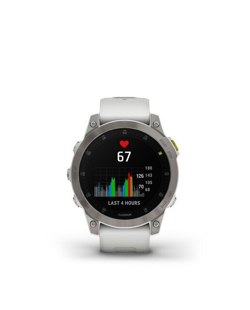 Relógio smartwatch Epix 2 Sapphire Garmin Branco-7