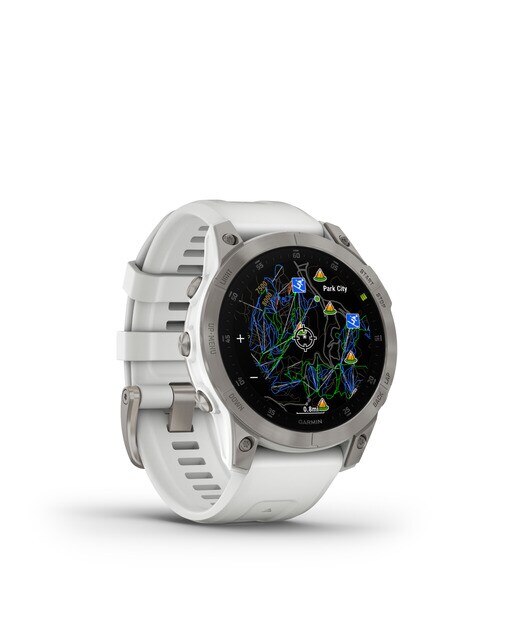 Relógio smartwatch Epix 2 Sapphire Garmin Branco-10