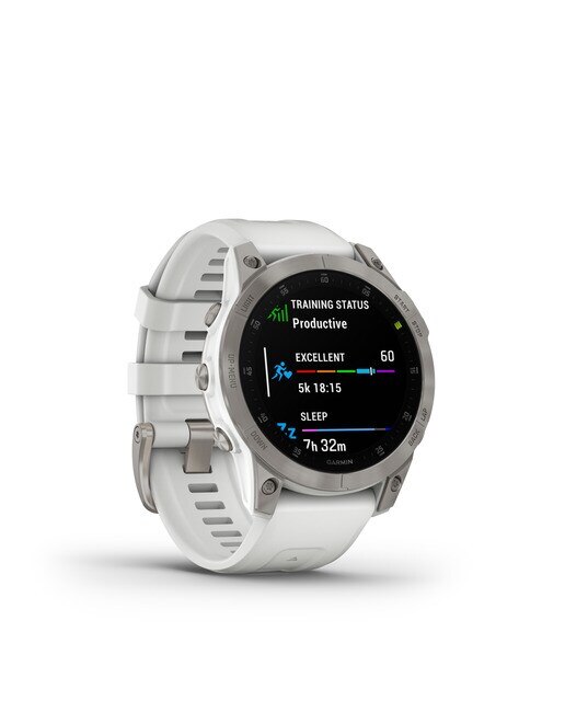 Relógio smartwatch Epix 2 Sapphire Garmin Branco-11