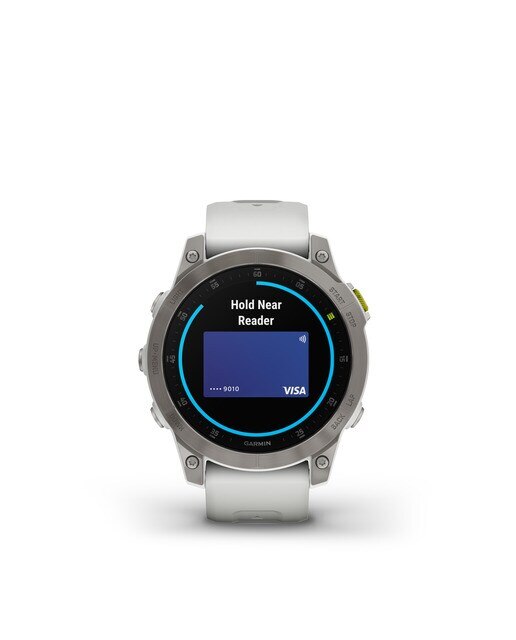 Relógio smartwatch Epix 2 Sapphire Garmin Branco-12