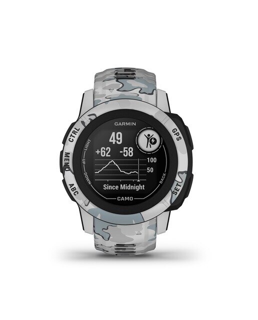 Relógio smartwatch Instinct 2S Camo Garmin Camuflagem preta-8
