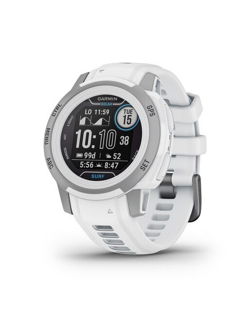 Relógio smartwatch Instinct 2S Solar Surf Garmin Branco / Cinzento-1