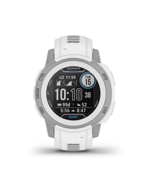 Relógio smartwatch Instinct 2S Solar Surf Garmin Branco / Cinzento-4