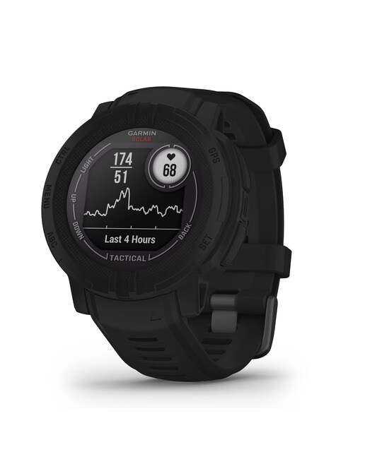 Relógio smartwatch Instinct 2 Solar Tactical Garmin Preto-1