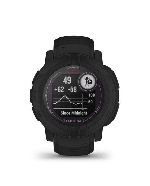 Relógio smartwatch Instinct 2 Solar Tactical Garmin Preto-2