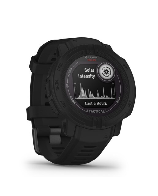 Relógio smartwatch Instinct 2 Solar Tactical Garmin Preto-7