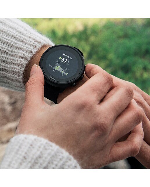 Relógio Desportivo com GPS 7 Titanium Preto/Titânio-7