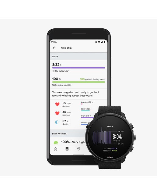 Relógio Desportivo com GPS 7 Titanium Preto/Titânio-8