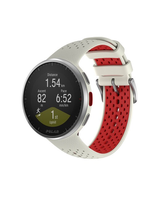 Relógio Smartwatch Pacer Pro Polar Branco / Vermelho-2