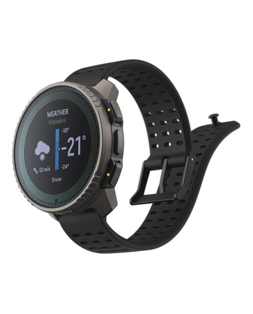 Relógio GPS Vertical Titanium Solar Preto-3
