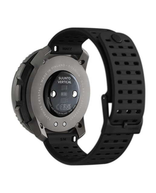 Relógio GPS Vertical Titanium Solar Preto-4