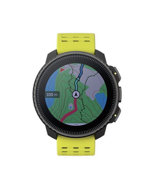 Relógio GPS Vertical Verde / Preto-2