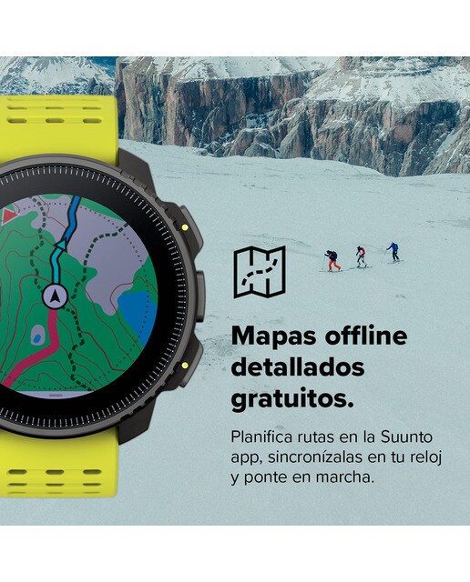 Relógio GPS Vertical Verde / Preto-11