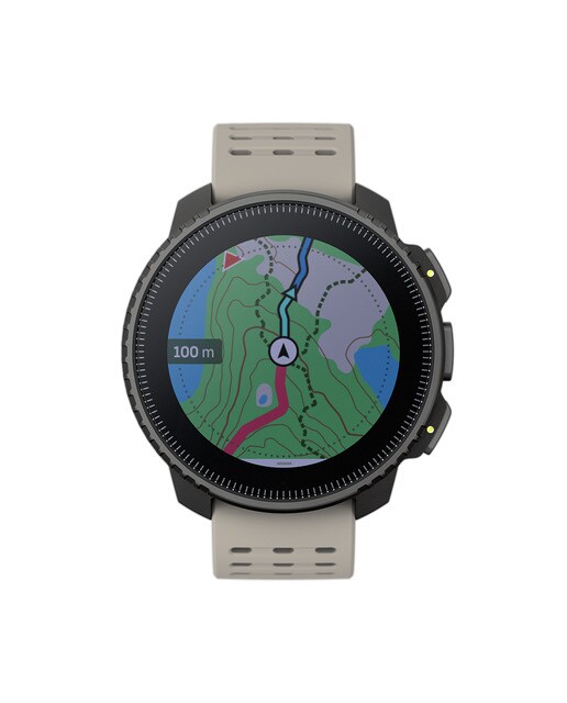 Relógio GPS Vertical Cinzento / Preto-2