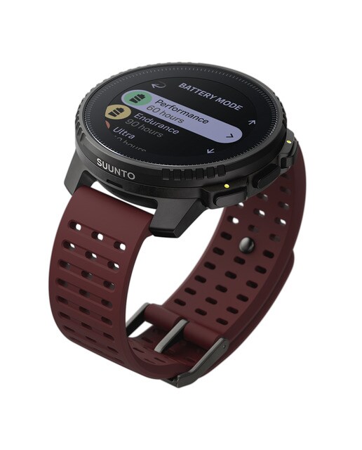 Relógio GPS Vertical Bordeaux/Preto-5