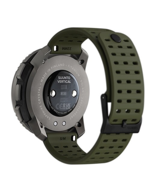 Relógio GPS Vertical Titanium Solar Verde-4