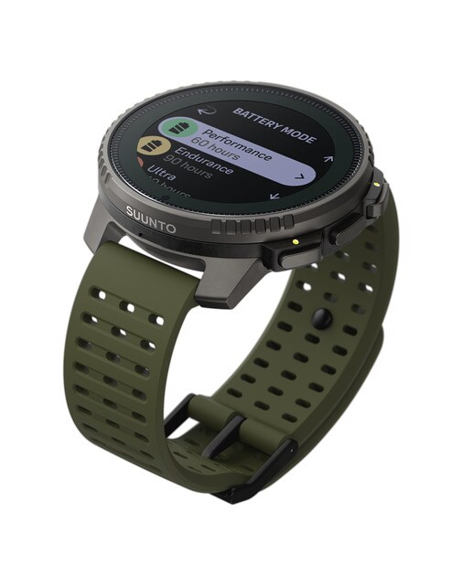 Relógio GPS Vertical Titanium Solar Verde-5