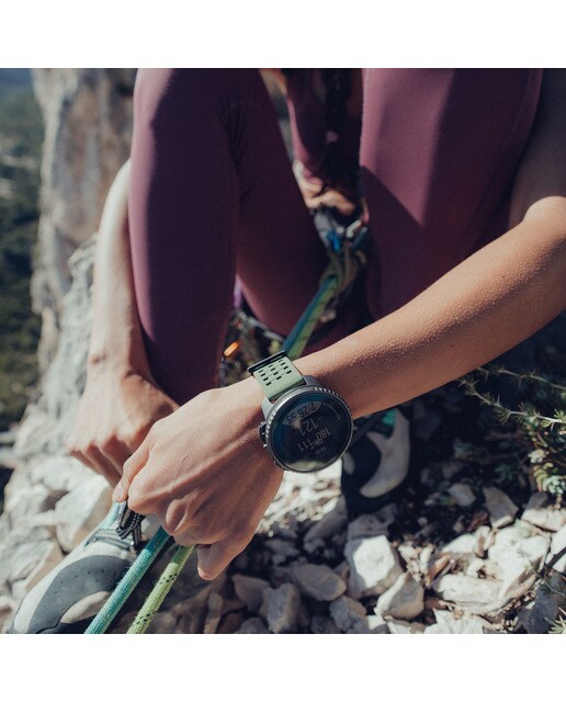 Relógio GPS Vertical Titanium Solar Verde-7
