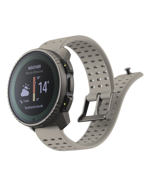 Relógio GPS Vertical Titanium Solar Cinzento-3