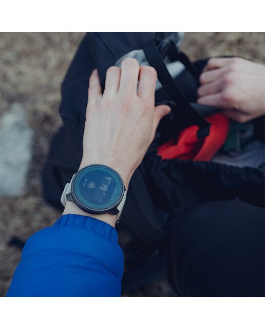 Relógio GPS Vertical Titanium Solar Cinzento-6
