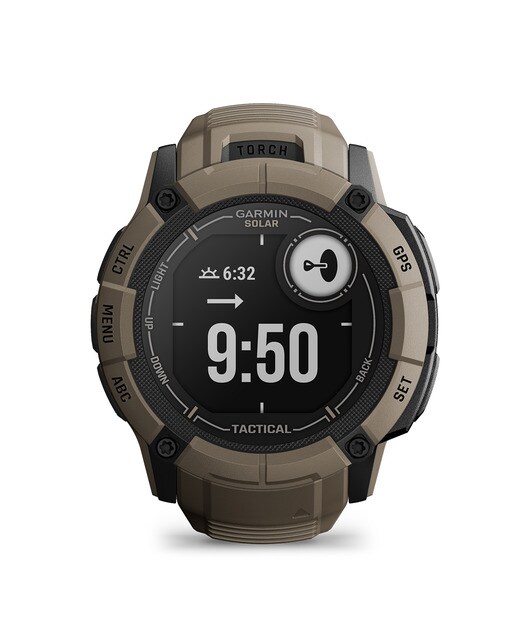 Relógio Smartwatch Instinct 2X Solar Castanho-3
