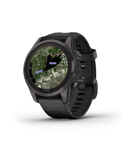 Relógio Smartwatch Fenix 7S Pro Safira Solar Cinzento / Preto-6
