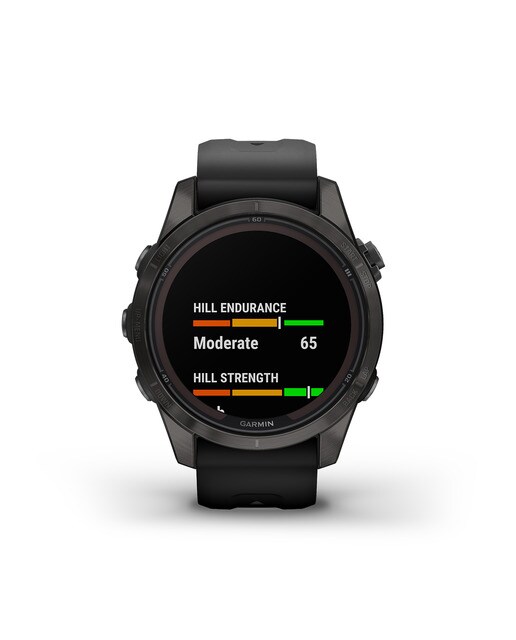 Relógio Smartwatch Fenix 7S Pro Safira Solar Cinzento / Preto-10