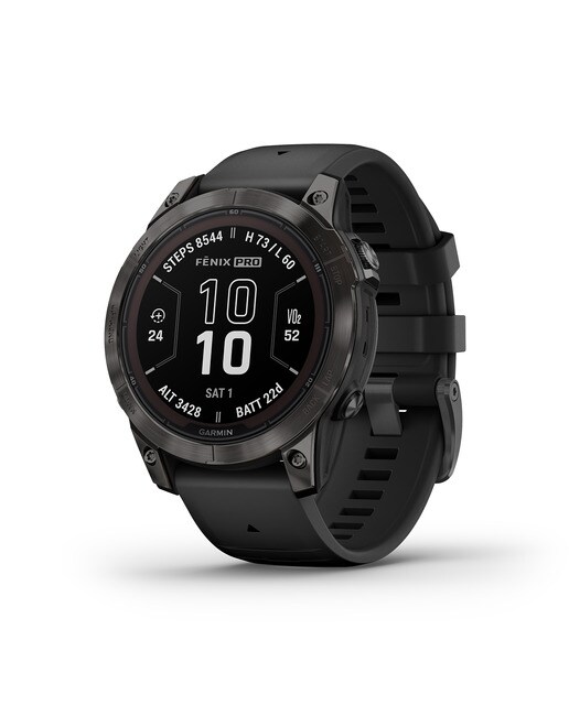 Relógio Smartwatch Fenix 7 Pro Safira Solar Cinzento / Preto-8