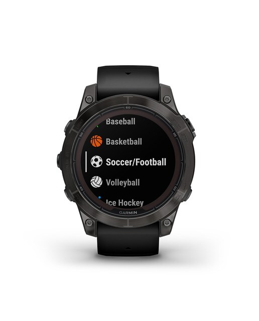Relógio Smartwatch Fenix 7 Pro Safira Solar Cinzento / Preto-9