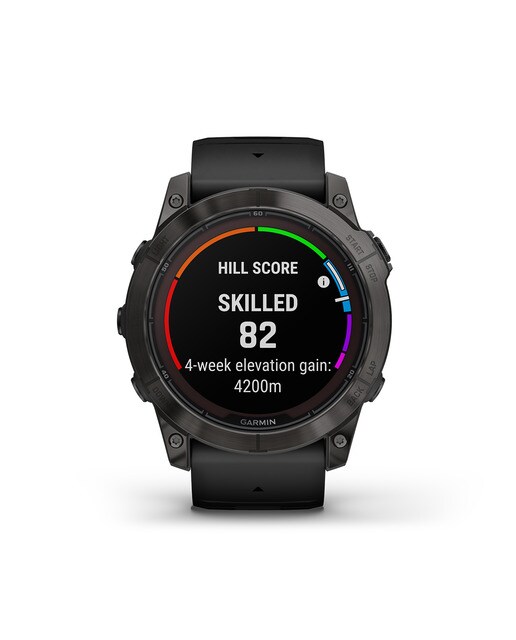 Relógio Smartwatch Fenix 7X Pro Safira Solar Cinzento / Preto-4