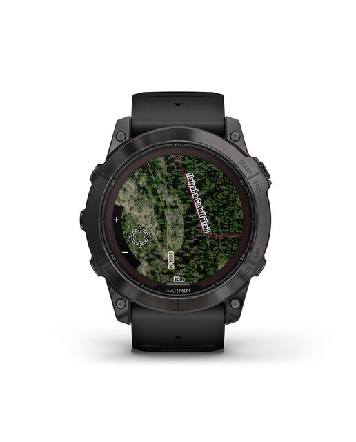 Relógio Smartwatch Fenix 7X Pro Safira Solar Cinzento / Preto-6