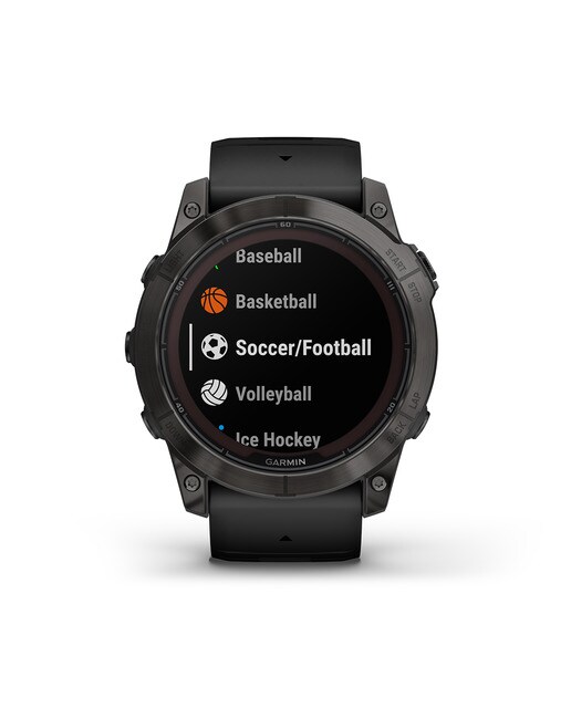 Relógio Smartwatch Fenix 7X Pro Safira Solar Cinzento / Preto-7