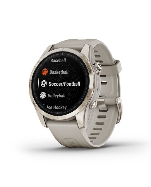 Relógio Smartwatch Epix Pro Safira (Gen 2) 42mm Dourado / Bege-2