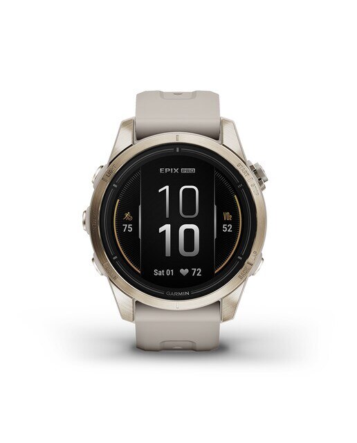 Relógio Smartwatch Epix Pro Safira (Gen 2) 42mm Dourado / Bege-3