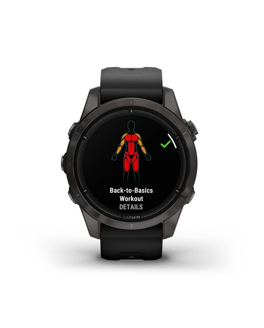 Relógio Smartwatch Epix Pro Safira (Gen 2) 42mm Cinzento / Preto-10