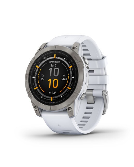 Relógio Smartwatch Epix Pro Safira (Gen 2) 47mm Branco / Cinzento-6