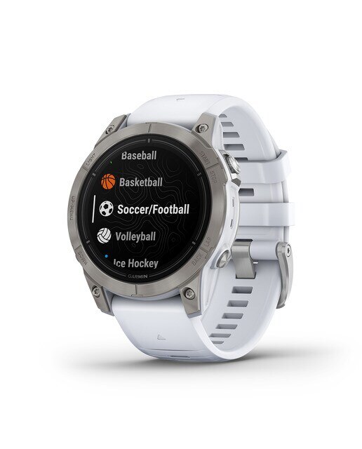 Relógio Smartwatch Epix Pro Safira (Gen 2) 47mm Branco / Cinzento-7