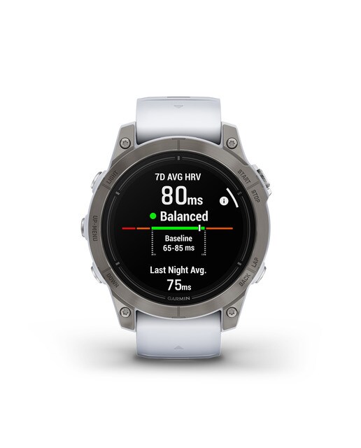 Relógio Smartwatch Epix Pro Safira (Gen 2) 47mm Branco / Cinzento-10