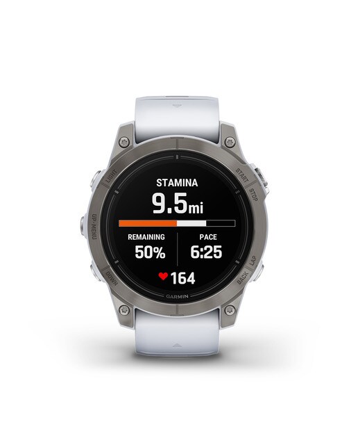 Relógio Smartwatch Epix Pro Safira (Gen 2) 47mm Branco / Cinzento-11