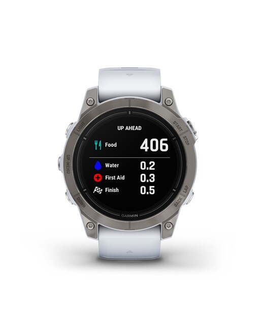 Relógio Smartwatch Epix Pro Safira (Gen 2) 47mm Branco / Cinzento-12
