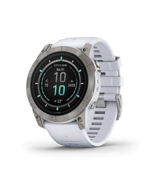 Relógio Smartwatch Epix Pro Safira (Gen 2) 51mm Branco / Cinzento-5
