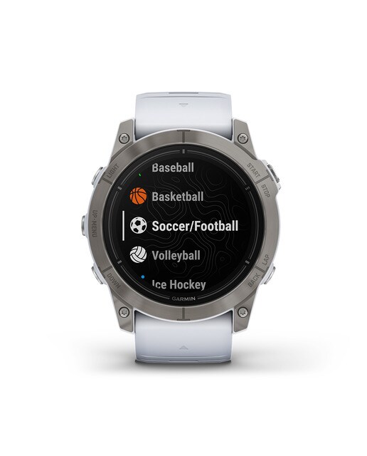Relógio Smartwatch Epix Pro Safira (Gen 2) 51mm Branco / Cinzento-9